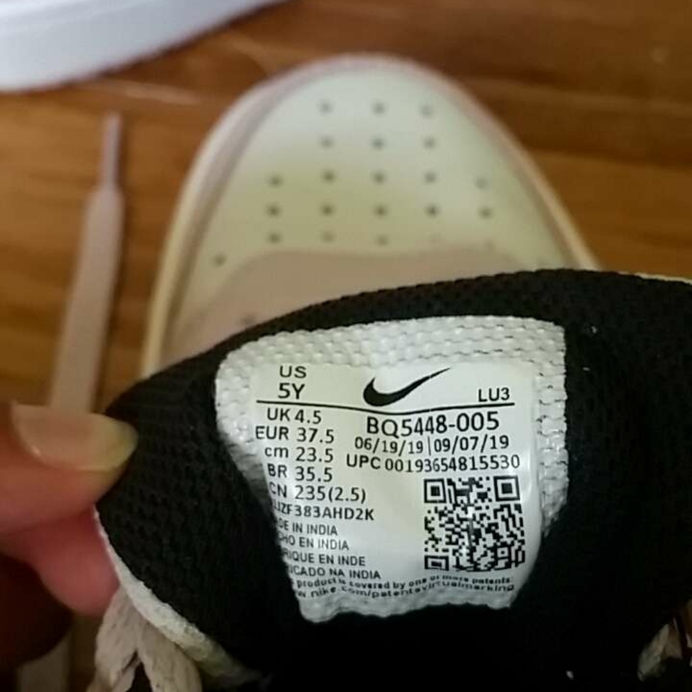 Nike Court lavender shoes